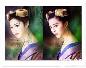 明星网红簪花图片